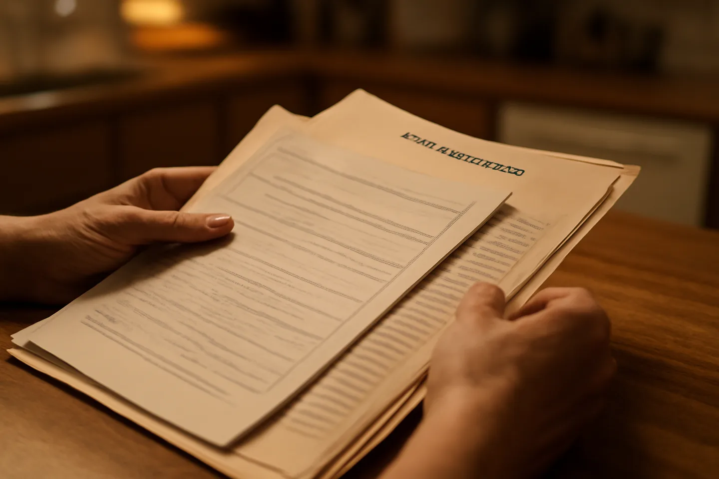 Sorting through inherited land documents and deed paperwork